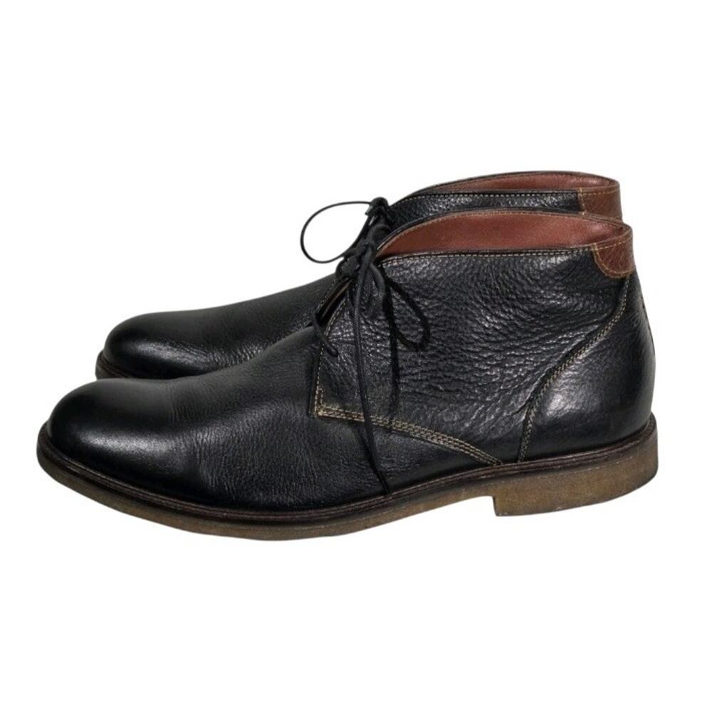 Johnston Murphy Men's Copeland Chukka Brown Tumbled Leather Boot Size 13 M